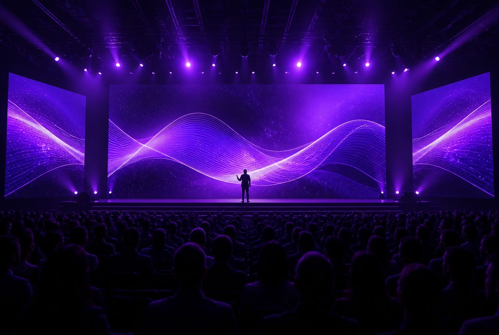 Converge conference website — design and AI summit stage